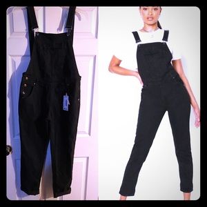 Denim Overalls-Black. Very versatile piece.